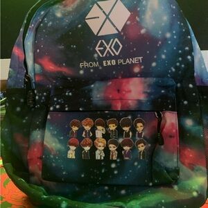EXO Galaxy Print Backpack